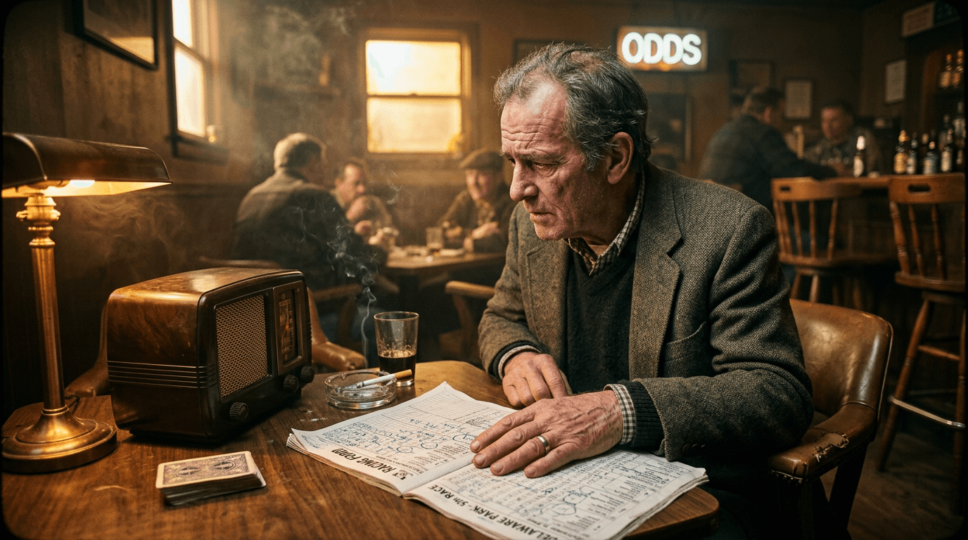 Evolution of a Small Town Gambler