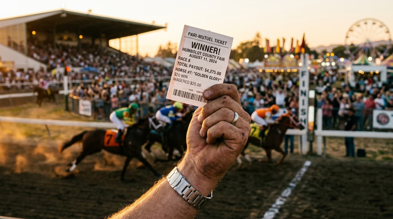 Picked $10,982.40 Pick 6 at Humboldt County Fair (Ferndale)
