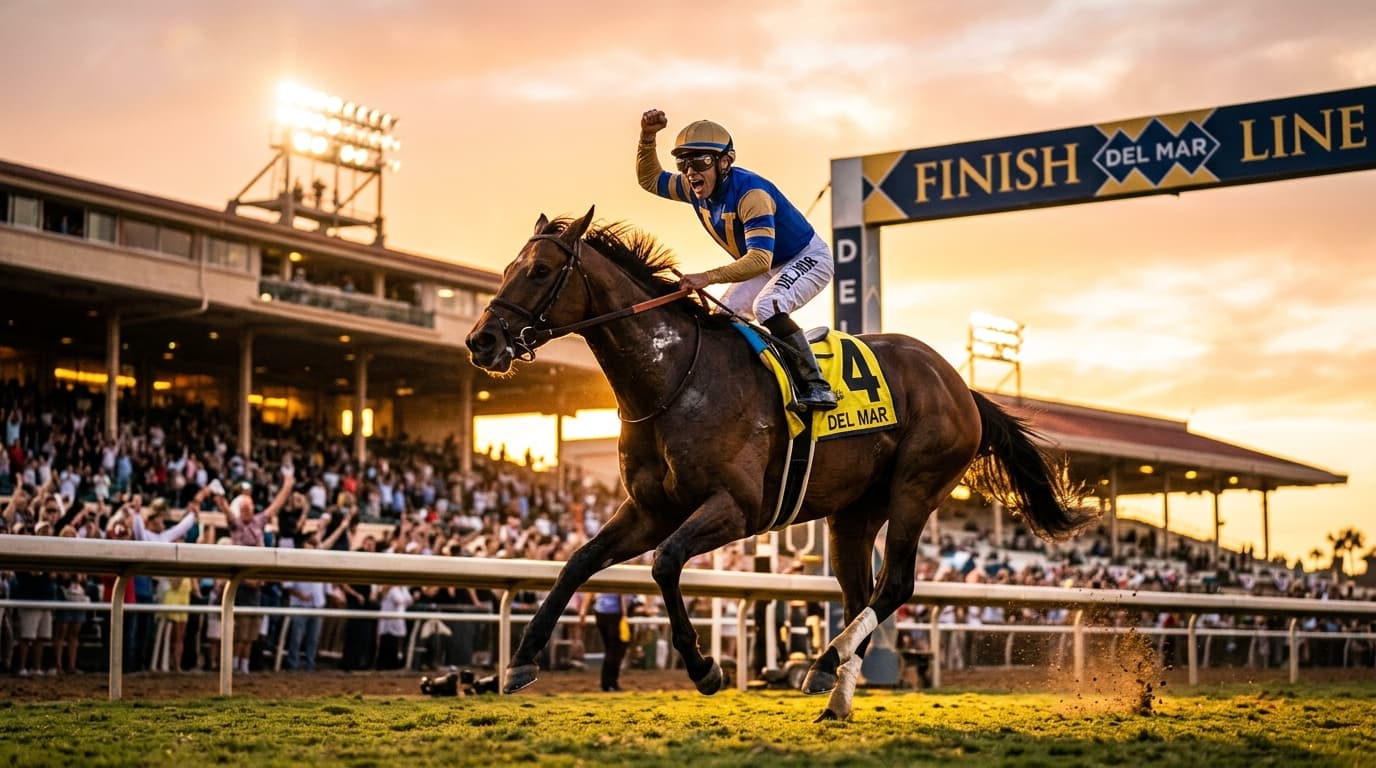 CRUSHED Del Mar Today; 5 Winners on Top