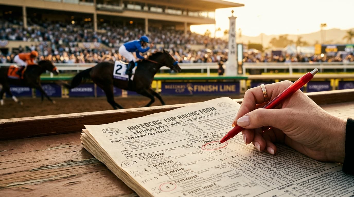 Picked Easy Exacta in BC F&M Turf on Free Analysis Form