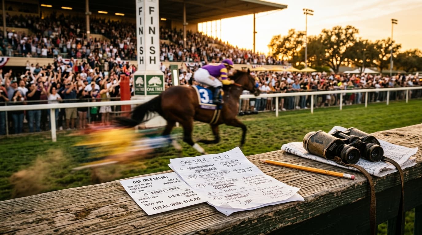 COLD $1,260 Pick Three, 5 of 6 in Pick Six at Oak Tree