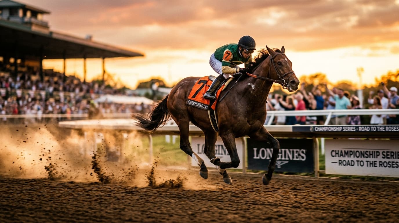 On the Road to the Roses: Three Stakes on Tap