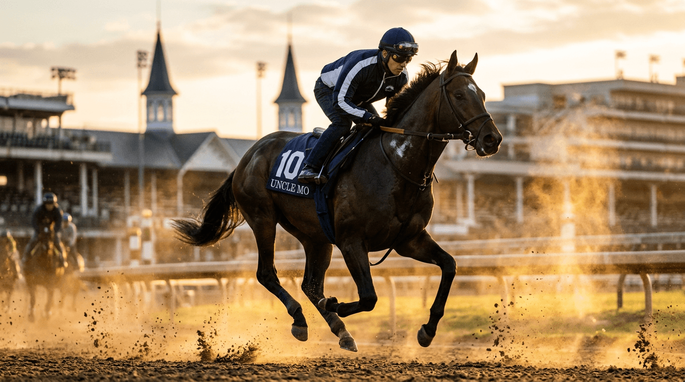 Uncle Mo Gets Ready for the Breeders' Cup Classic