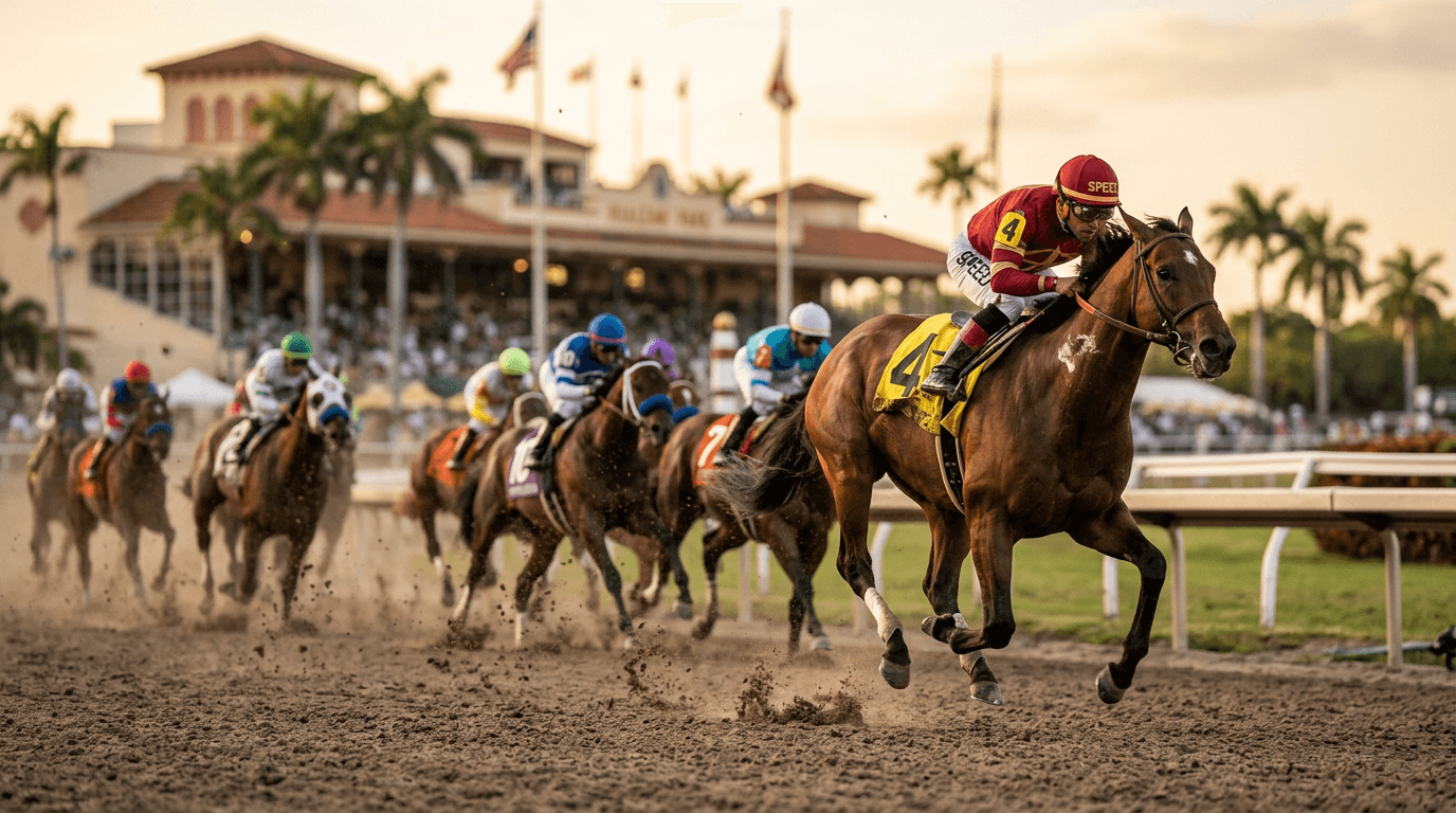 Quarter Horse Action Underway at Hialeah Park
