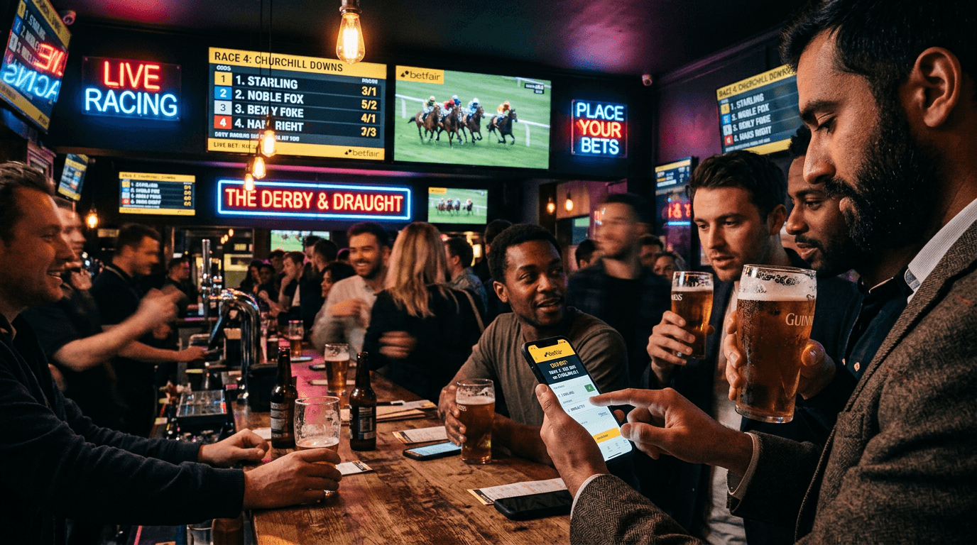 I'll have a beer, and $10 to win on the four...