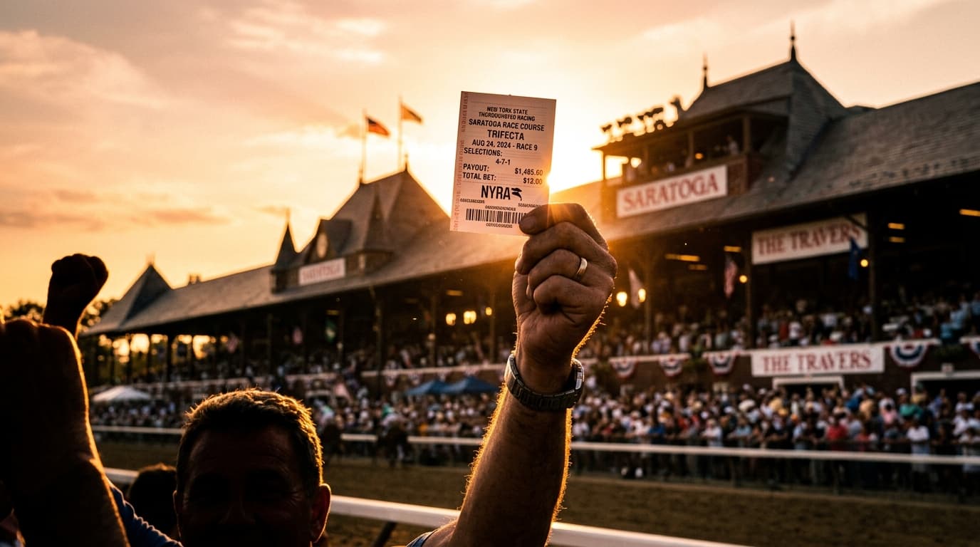 Picked Three Trifecta Boxes at Saratoga Today