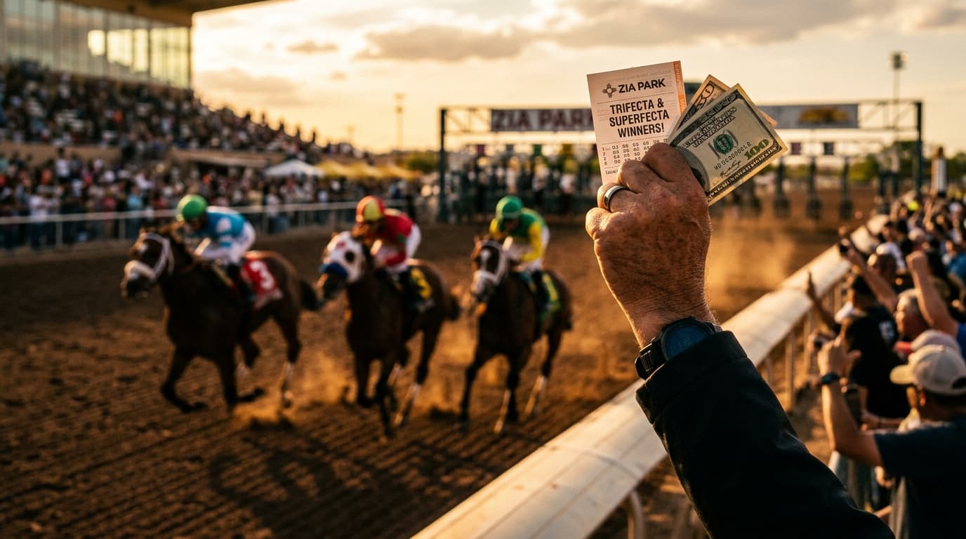 COLD $1,286 Trifecta, $1,026 Superfecta Box at Zia Park