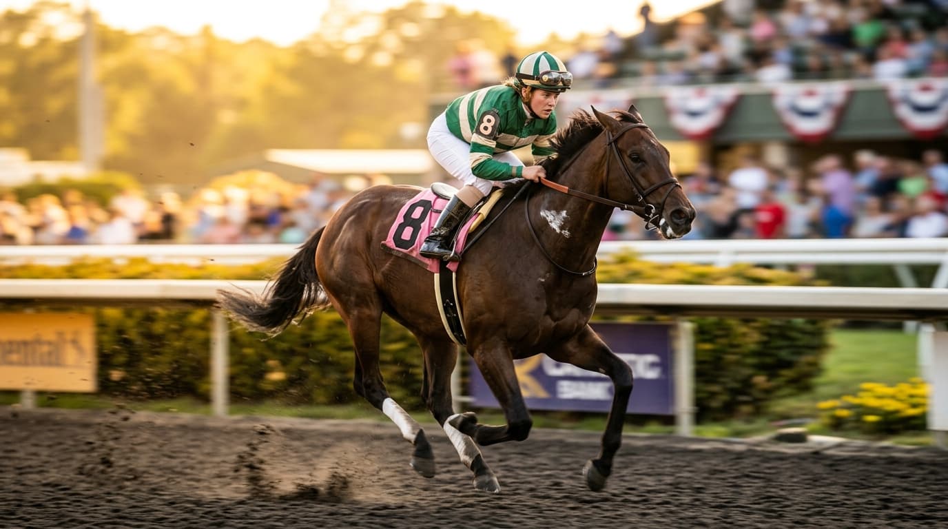 Jockey On A Fast Track