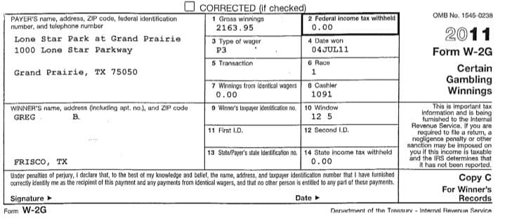 Takes Down Whole Pick 3 Pool at Lone Star for $2,163 (And Sends Proof)!