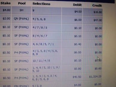 Scores $1,324 Pick 4 at Del Mar (And Sends Proof)!